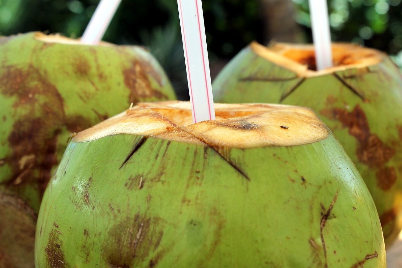 poop, coconut water, cocktail