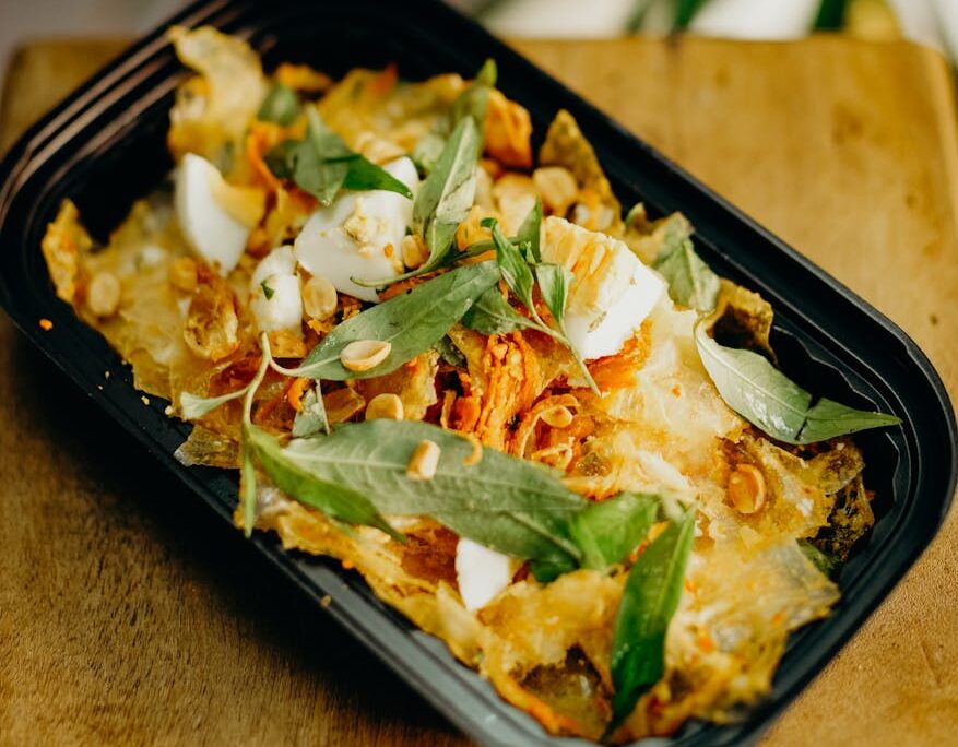 Salad on Tray